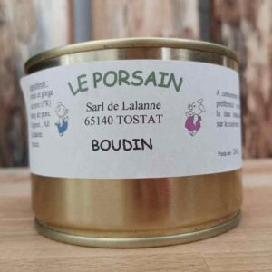Boudin en conserve chez aurore Ibos