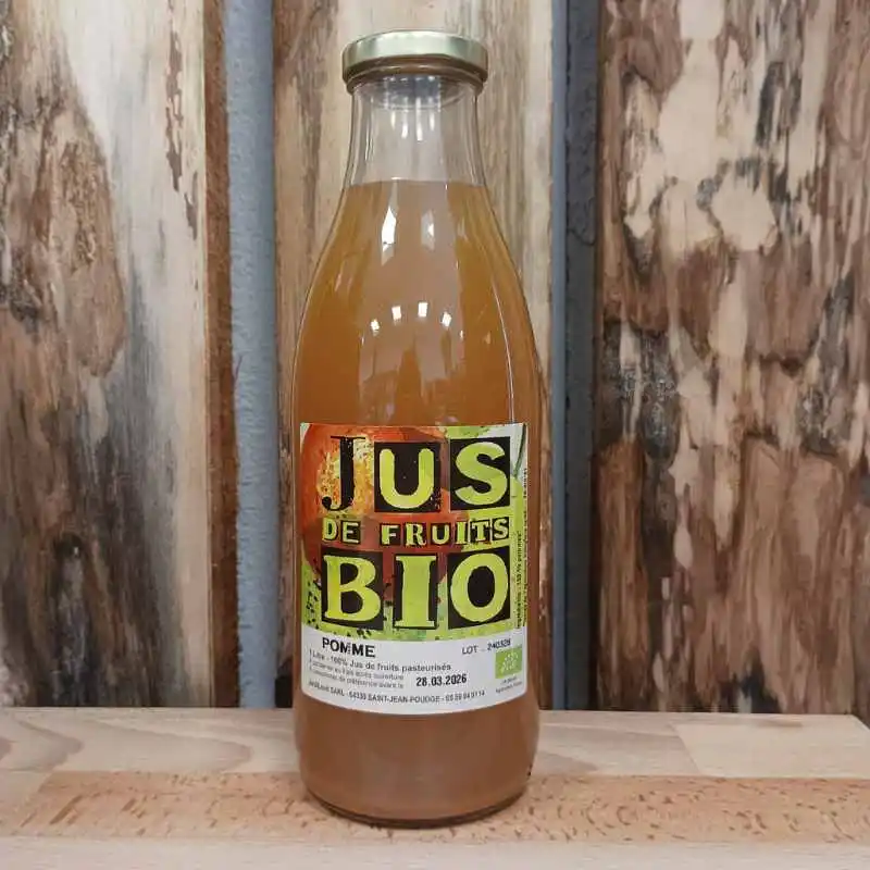 Jus de pomme bio
