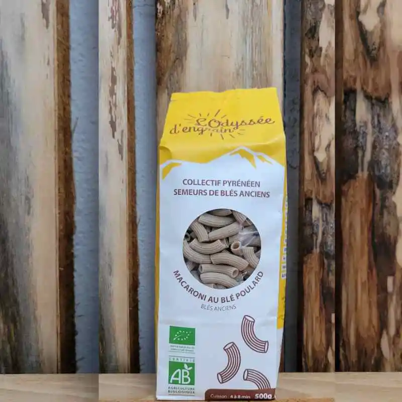 Macaroni au blé Poulard Bio