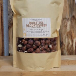 Noisettes décortiquées