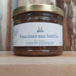 Saucisses lentilles